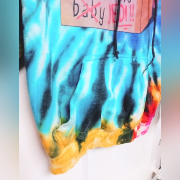 Trade Wind Tie Dye Pullover Long Sleeve Hoodie Size Large - Picture 5 of 6